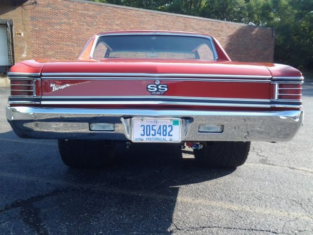 1967 RED Chevrolet Chevelle Coupe