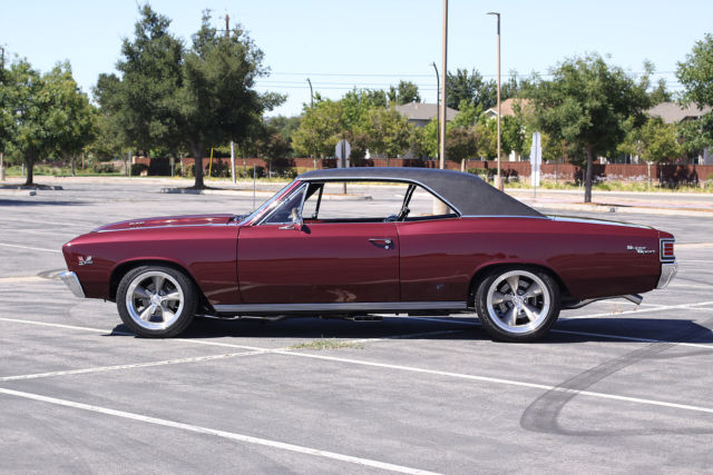 1967 Madiera Maroon Chevrolet Chevelle Coupe