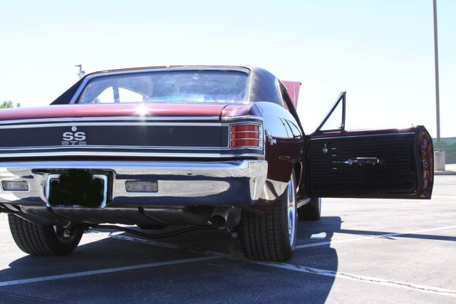 1967 Madiera Maroon Chevrolet Chevelle Coupe