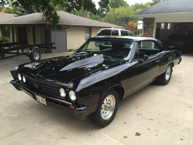 1967 Black Chevrolet Chevelle Coupe