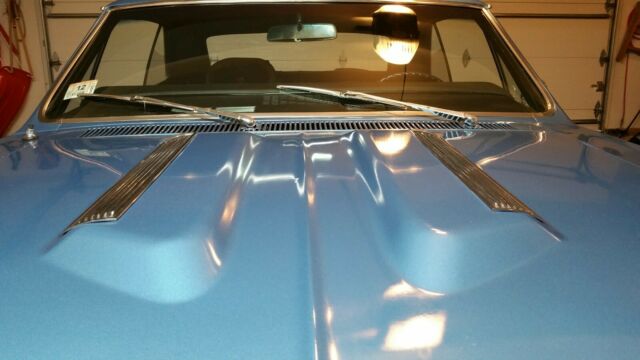 1967 Blue Chevrolet Chevelle Super sports coupe