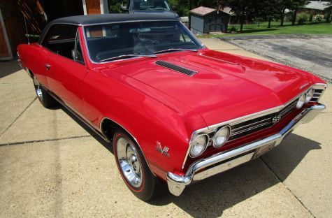 1967 Bolero Red Chevrolet Chevelle Coupe