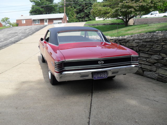 1967 Bolero Red Chevrolet Chevelle Coupe