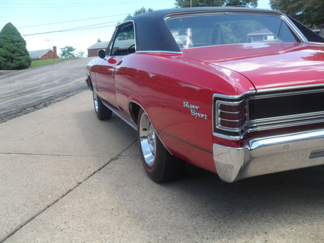 1967 Bolero Red Chevrolet Chevelle Coupe