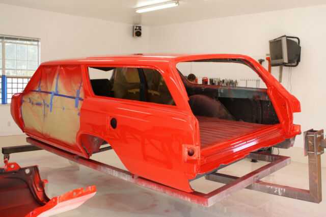 1967 Red Chevrolet Chevelle Wagon