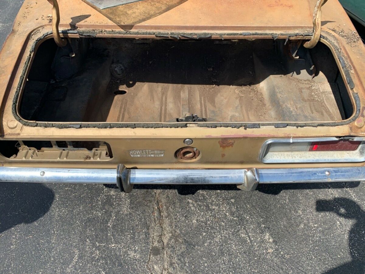 1967 Gold Chevrolet Camaro Coupe