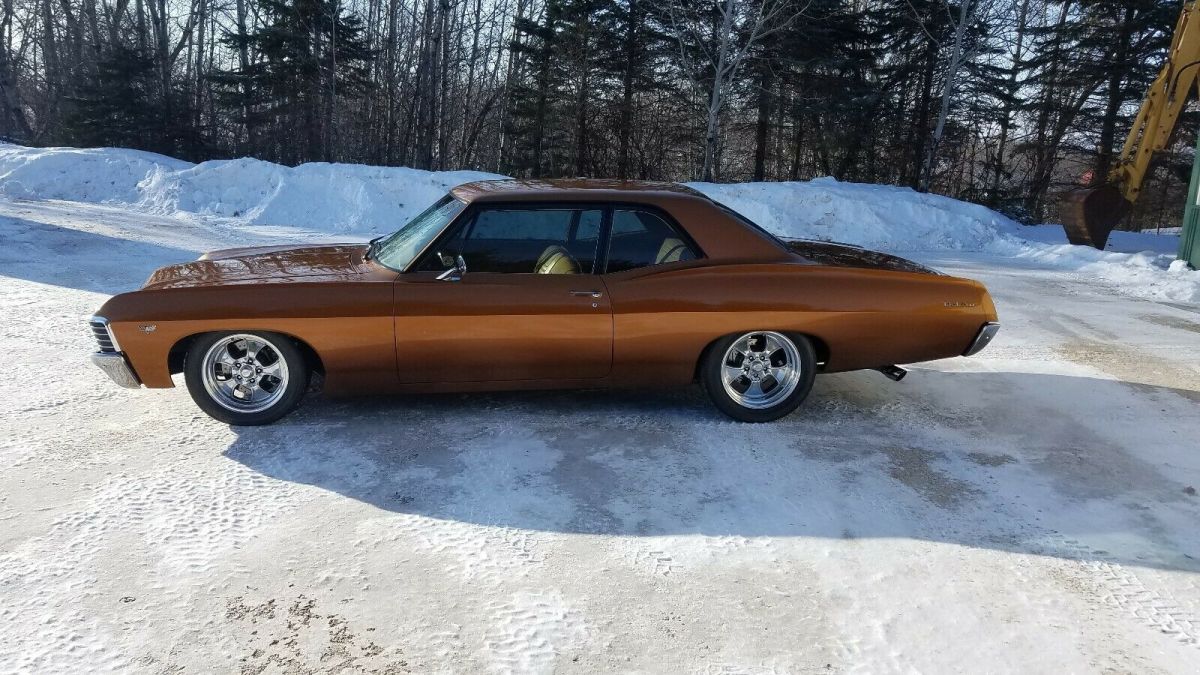 1967 Orange Chevrolet Bel Air/150/210 Coupe