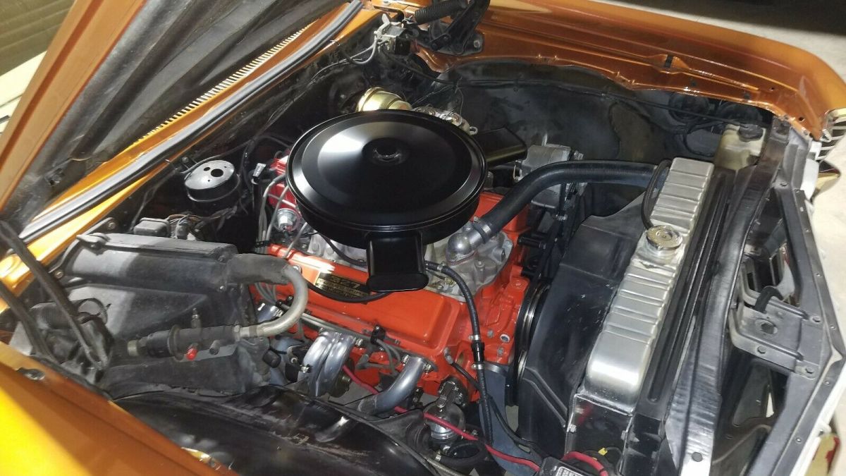 1967 Orange Chevrolet Bel Air/150/210 Coupe