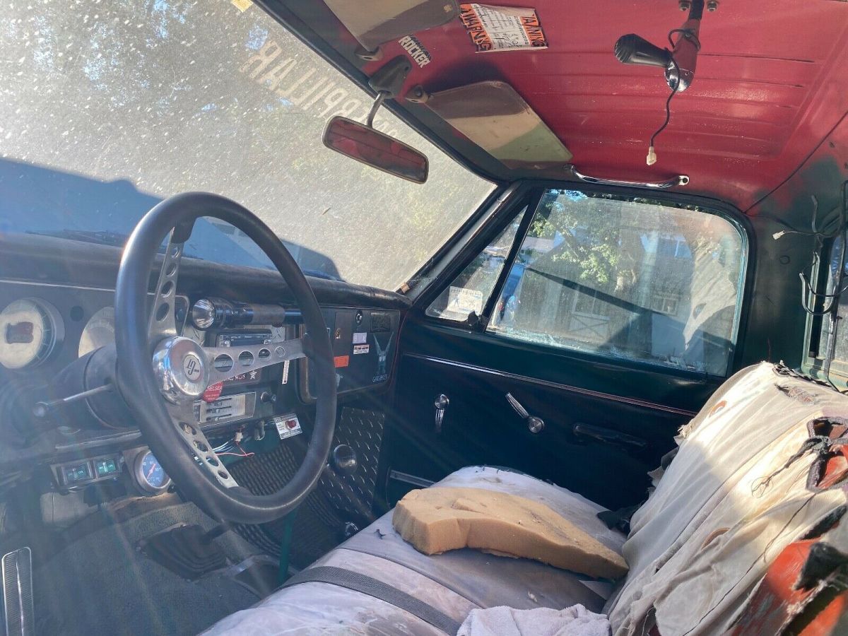 1967 GREEN Chevrolet C-10 SHORTBED