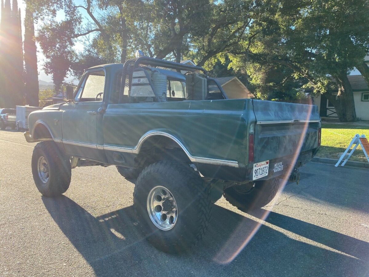 1967 GREEN Chevrolet C-10 SHORTBED