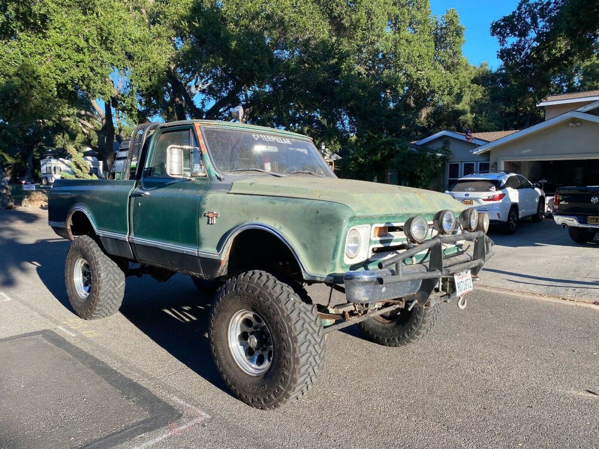 1967 GREEN Chevrolet C-10 SHORTBED