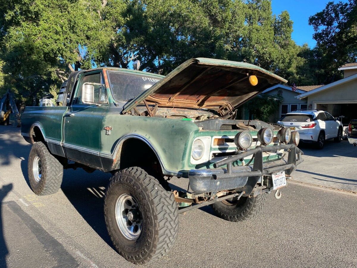 1967 GREEN Chevrolet C-10 SHORTBED