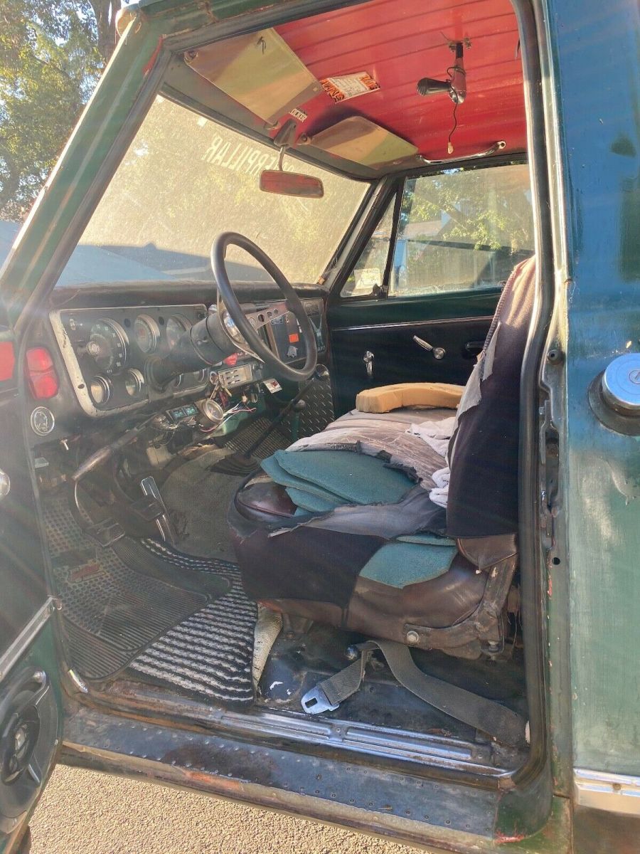 1967 GREEN Chevrolet C-10 SHORTBED