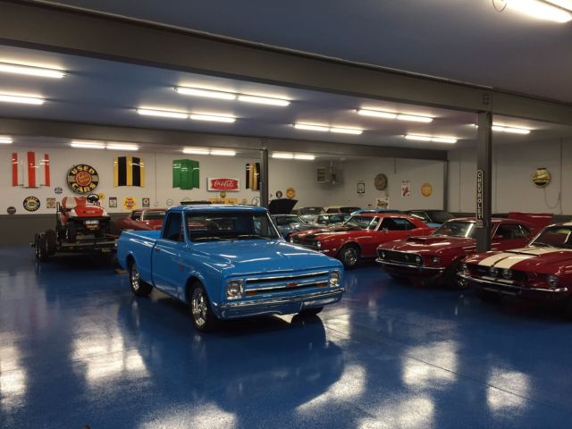 1967 Blue Chevrolet C-10 Pickup