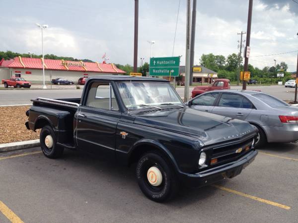 1967 Green Chevrolet C-10 Standard Cab Pickup