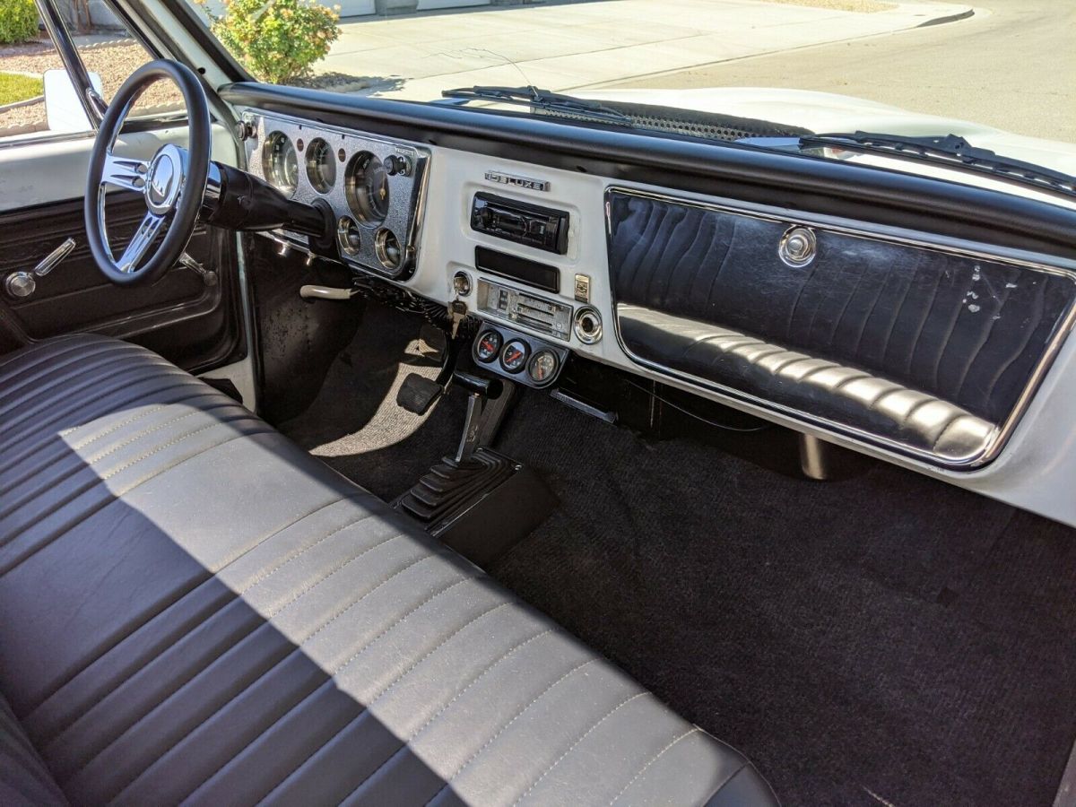 1967 White Chevrolet C-10 Standard Cab Pickup