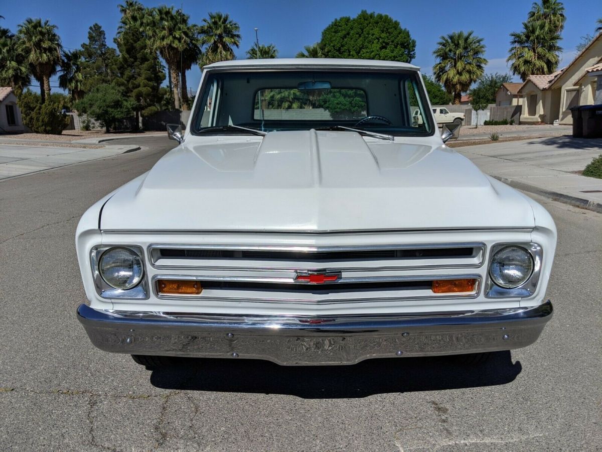 1967 White Chevrolet C-10 Standard Cab Pickup