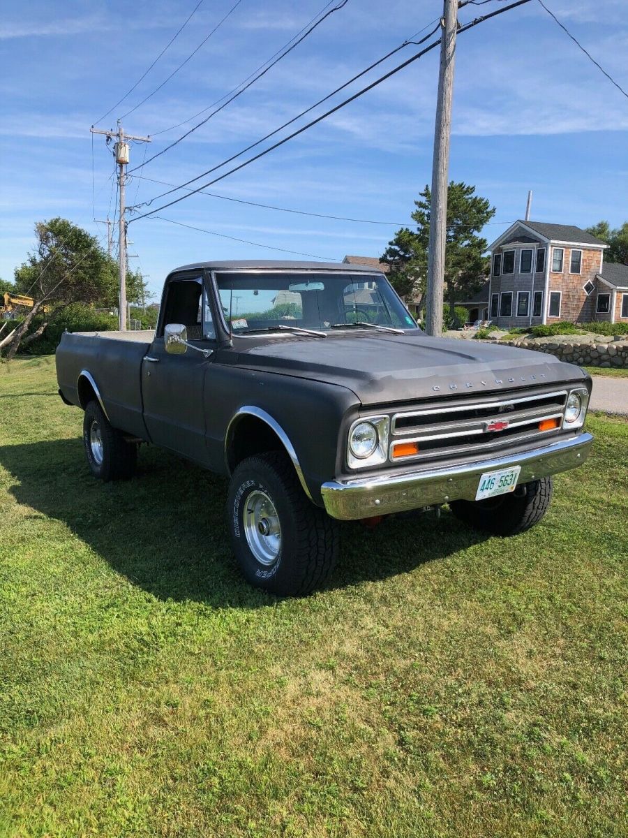 1967 Black Chevrolet C-10 Standard Cab Pickup