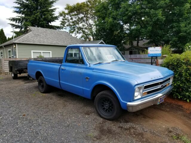 1967 Blue Chevrolet C-10 Standard Cab Pickup