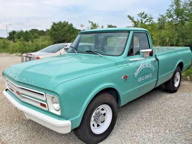 1967 Teal Chevrolet C-20 Crew Cab Pickup