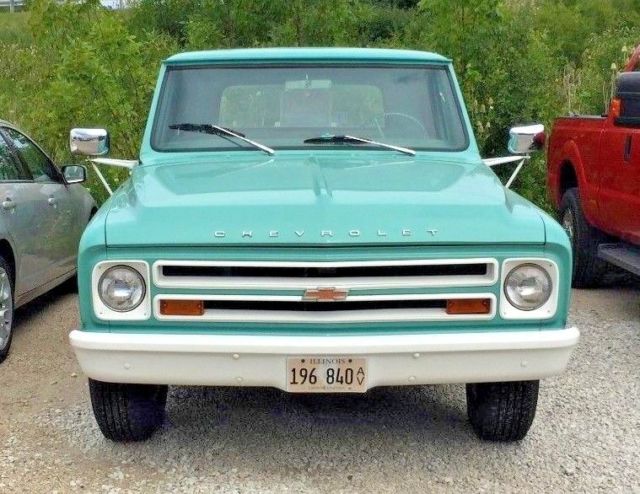 1967 Teal Chevrolet C-20 Crew Cab Pickup