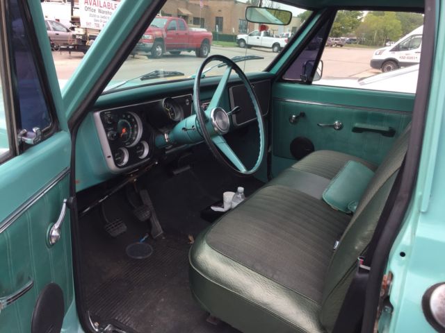 1967 Teal Chevrolet C-20 Crew Cab Pickup