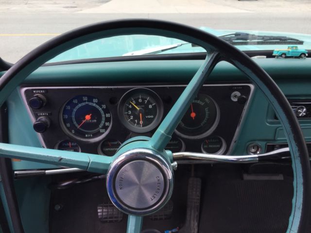 1967 Teal Chevrolet C-20 Crew Cab Pickup