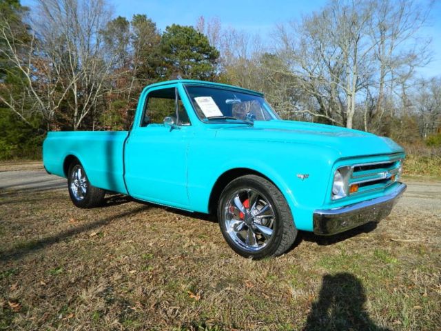 1967 Teal Chevrolet C-10 Standard Cab Pickup
