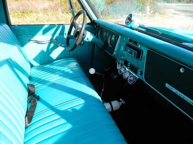 1967 Teal Chevrolet C-10 Standard Cab Pickup