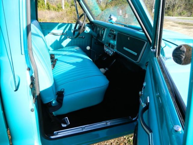 1967 Teal Chevrolet C-10 Standard Cab Pickup