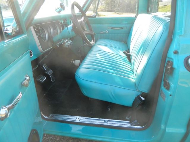 1967 Teal Chevrolet C-10 Standard Cab Pickup
