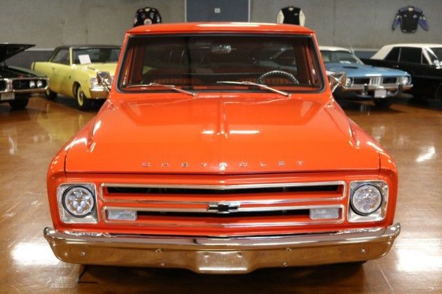 1967 Orange Chevrolet C-10 --