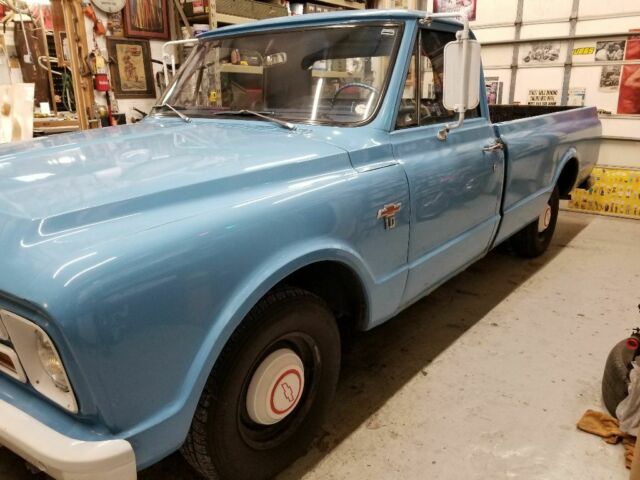 1967 Blue Chevrolet C-10 Standard Cab Pickup