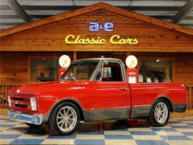 1967 Red Chevrolet C-10 --