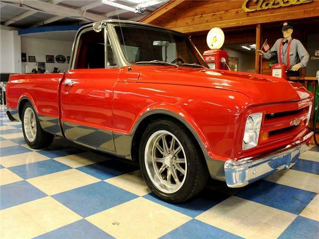 1967 Red Chevrolet C-10 --
