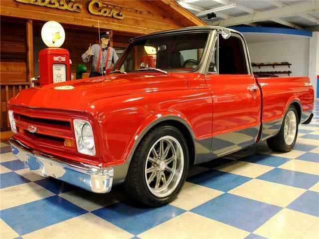 1967 Red Chevrolet C-10 --