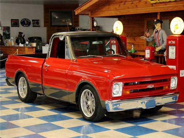 1967 Red Chevrolet C-10 --