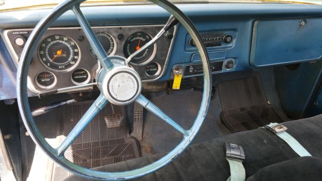 1967 Blue Chevrolet C-10 Standard Cab Pickup