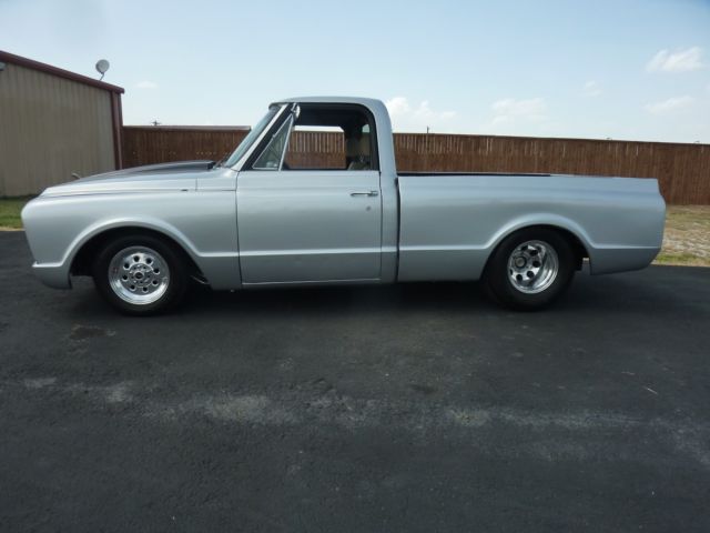 1967 Silver Chevrolet C-10 Standard Cab Pickup