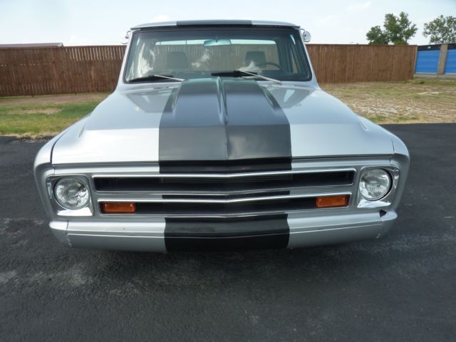 1967 Silver Chevrolet C-10 Standard Cab Pickup