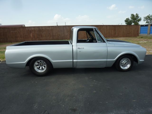 1967 Silver Chevrolet C-10 Standard Cab Pickup
