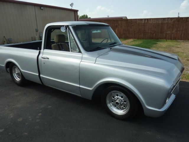 1967 Silver Chevrolet C-10 Standard Cab Pickup
