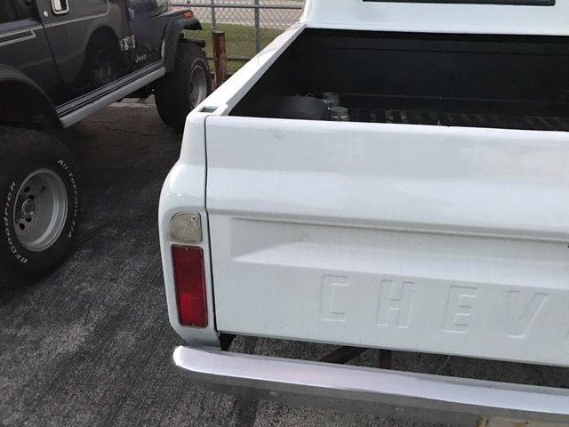 1967 White Chevrolet C-10 Standard Cab Pickup