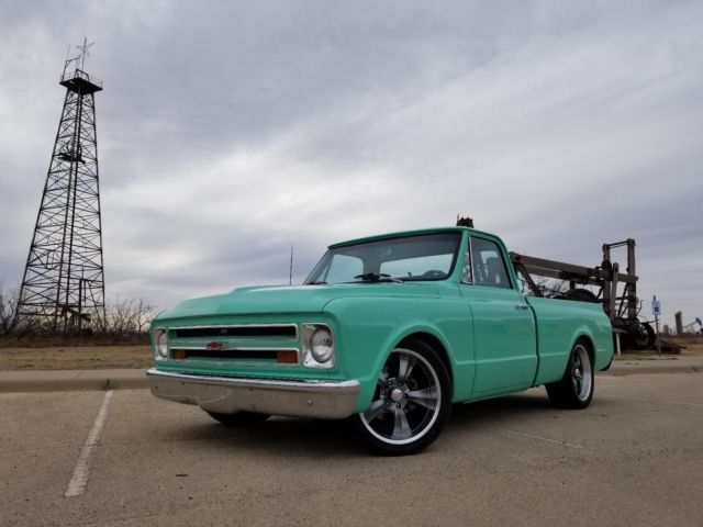 1967 Teal Chevrolet C-10 Standard Cab Pickup