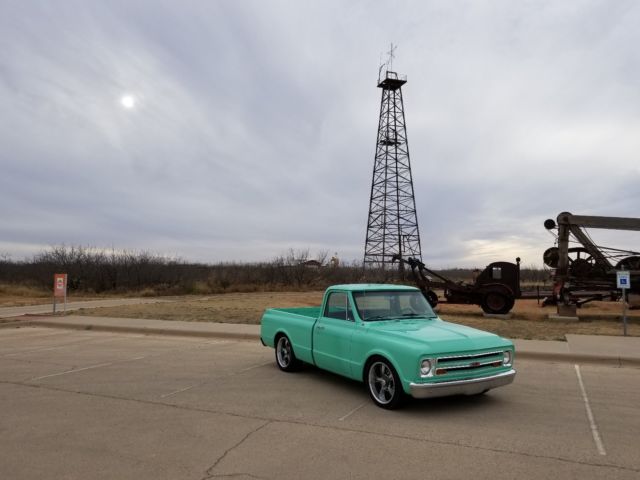 1967 Teal Chevrolet C-10 Standard Cab Pickup