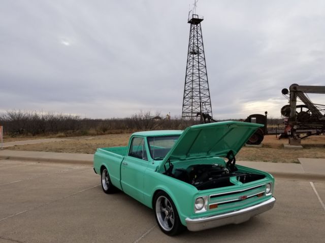 1967 Teal Chevrolet C-10 Standard Cab Pickup