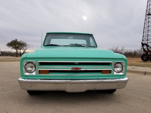 1967 Teal Chevrolet C-10 Standard Cab Pickup