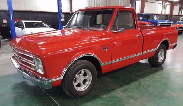 1967 Red Chevrolet C-10