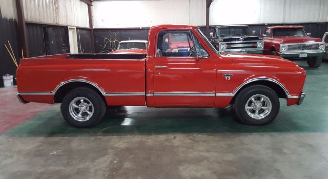 1967 Red Chevrolet C-10