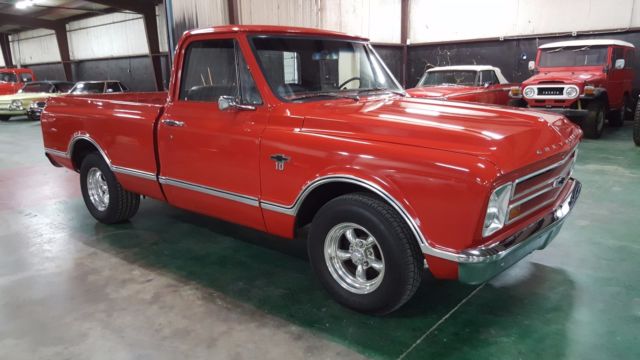 1967 Red Chevrolet C-10